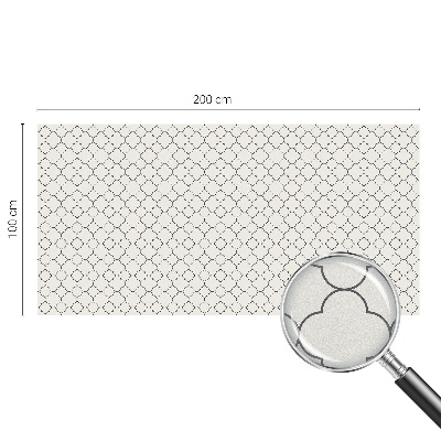 Naklejka na okno mleczna witraż Prosta elegancja