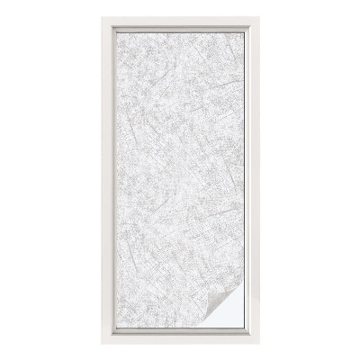 Naklejka na okno dająca prywatność Drewniana faktura