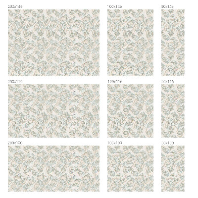 Mleczna naklejka na okno Liściasta elegancja