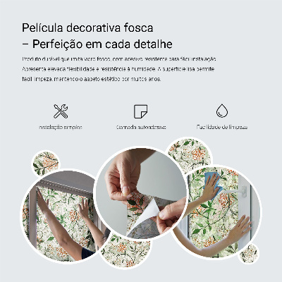 Folia dekoracyjna na okna Geometryczna siatka