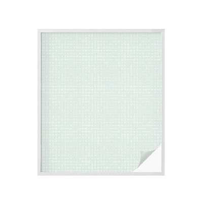 Naklejka na okno mleczna witraż Geometryczna symetria