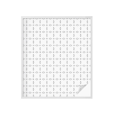 Folia okienna zapewniająca prywatność Kształty rombów