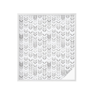 Mleczna naklejka na okno Wzór strzałek