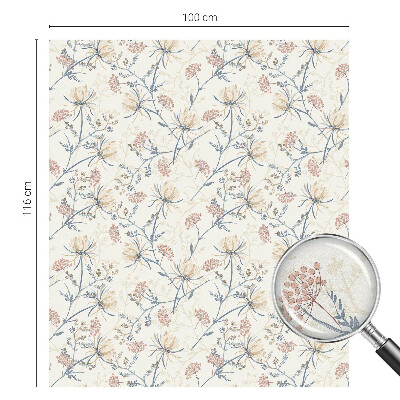 Folia dekoracyjna na okna Kwiaty harmonii