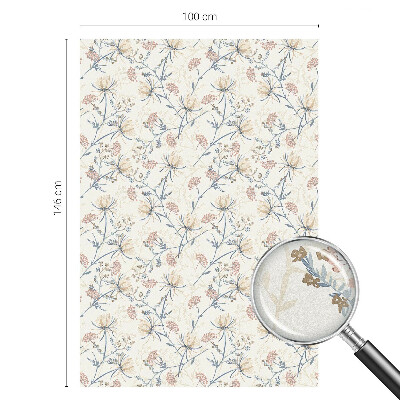 Folia dekoracyjna na okna Kwiaty harmonii