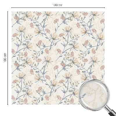 Folia dekoracyjna na okna Kwiaty harmonii