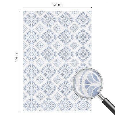 Mleczna naklejka na okno Geometryczny wzór