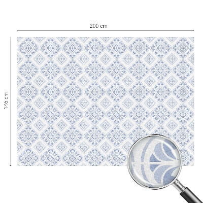 Mleczna naklejka na okno Geometryczny wzór