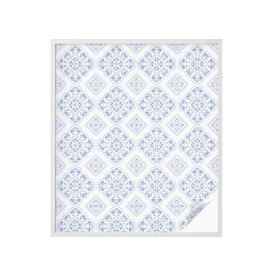 Mleczna naklejka na okno Geometryczny wzór