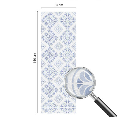 Mleczna naklejka na okno Geometryczny wzór