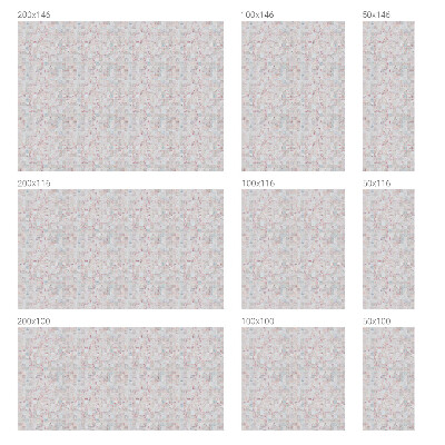 Folia okienna zapewniająca prywatność Kamienna mozaika