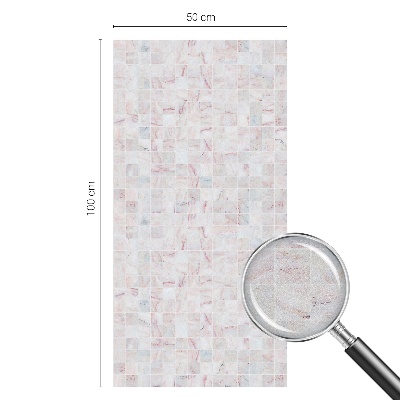 Folia okienna zapewniająca prywatność Kamienna mozaika