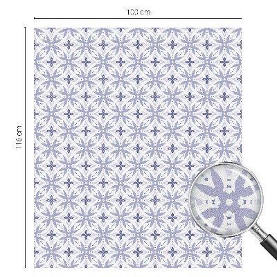 Folia dekoracyjna na okna Fioletowe wzory