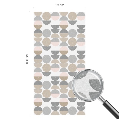 Folia dekoracyjna na okna Geometryczne wzory