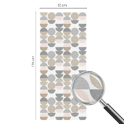 Folia dekoracyjna na okna Geometryczne wzory