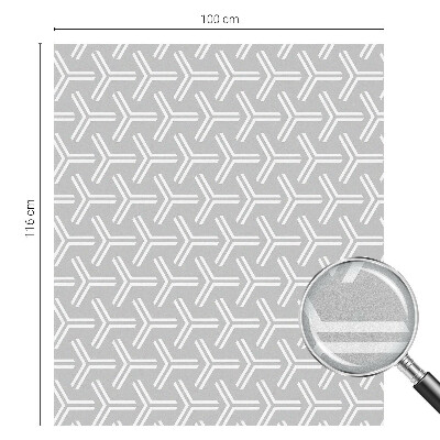 Folia dekoracyjna na okna Minimalistyczne linie