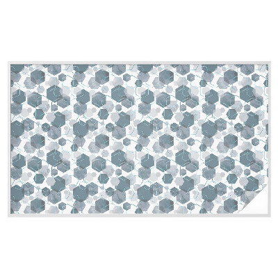 Folia okienna zapewniająca prywatność Geometryczne heksagony