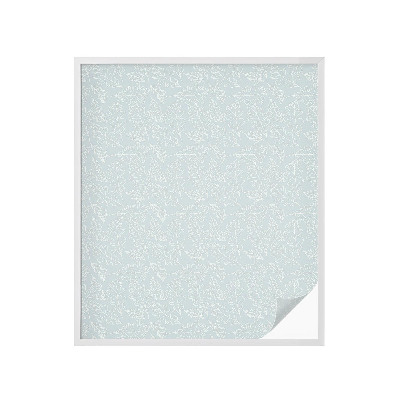 Naklejka na okno mleczna witraż Liście dębu