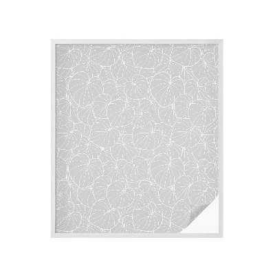 Naklejka na okno dająca prywatność Liściasta elegancja