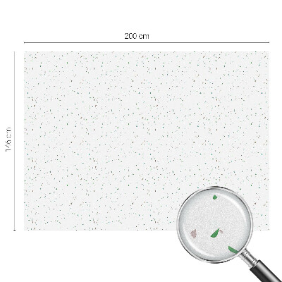 Mleczna naklejka na okno Rozrzucone elementy