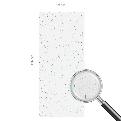 Mleczna naklejka na okno Rozrzucone elementy