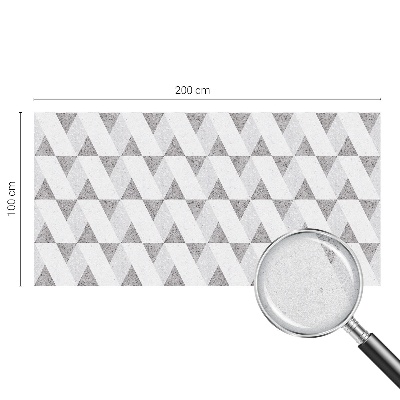 Folia dekoracyjna na okna Szare trójkąty