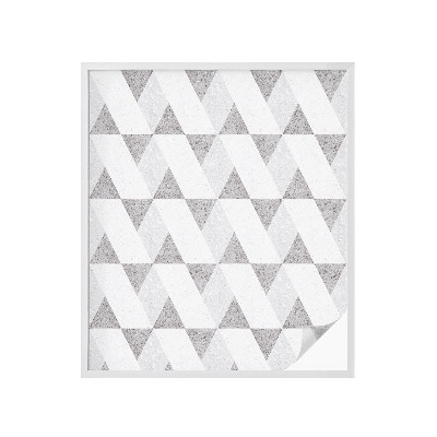Folia dekoracyjna na okna Szare trójkąty