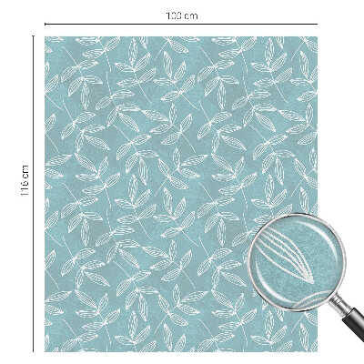 Naklejka na okno dająca prywatność Liściasta elegancja