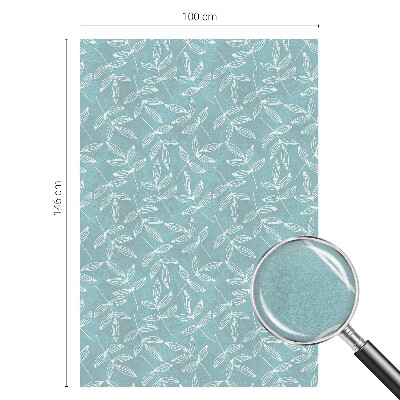 Naklejka na okno dająca prywatność Liściasta elegancja