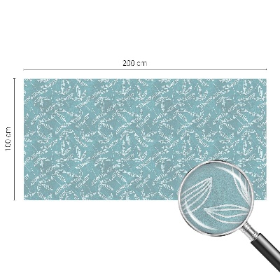 Naklejka na okno dająca prywatność Liściasta elegancja