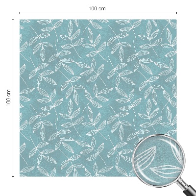 Naklejka na okno dająca prywatność Liściasta elegancja