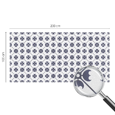 Naklejka na okno mleczna witraż Roślinny motyw