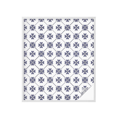 Naklejka na okno mleczna witraż Roślinny motyw