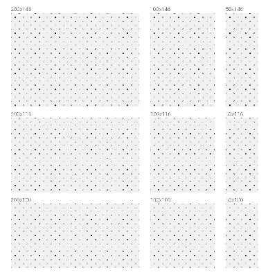 Mleczna naklejka na okno Geometryczne krzyżyki