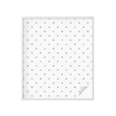 Mleczna naklejka na okno Geometryczne krzyżyki