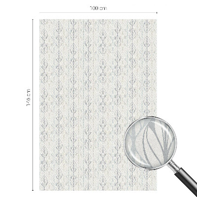 Folia dekoracyjna na okna Liściasty wzór