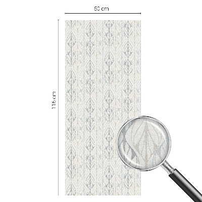 Folia dekoracyjna na okna Liściasty wzór