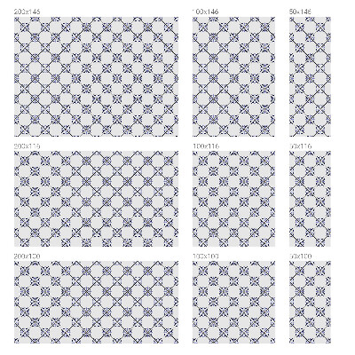 Mleczna naklejka na okno Geometryczne kafelki