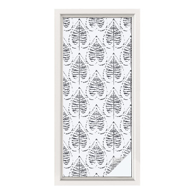 Folia okienna zapewniająca prywatność Liściasta elegancja