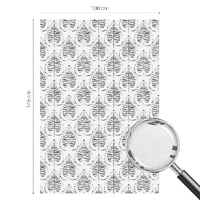 Folia okienna zapewniająca prywatność Liściasta elegancja