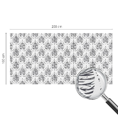 Folia okienna zapewniająca prywatność Liściasta elegancja