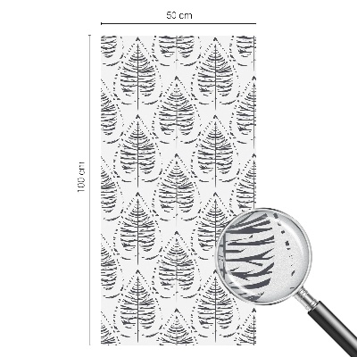 Folia okienna zapewniająca prywatność Liściasta elegancja