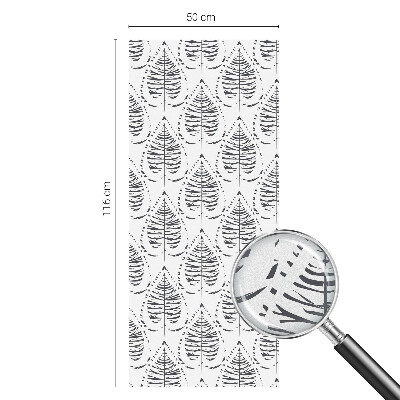 Folia okienna zapewniająca prywatność Liściasta elegancja