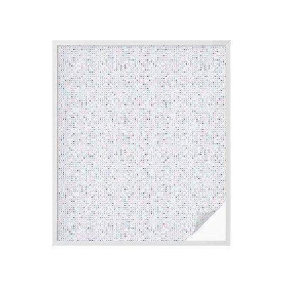 Naklejka na okno mleczna witraż Pastelowe kropki