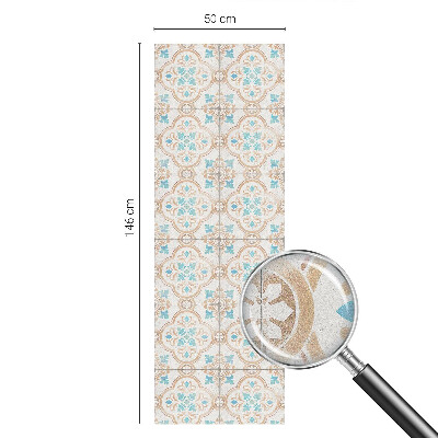 Folia okienna zapewniająca prywatność Rustykalne kafle