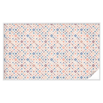 Naklejka na okno mleczna witraż Kolorowe wzory