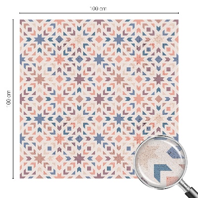 Naklejka na okno mleczna witraż Kolorowe wzory