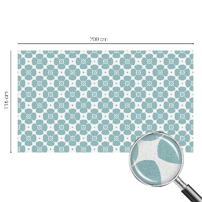 Naklejka na okno dająca prywatność Kwiatowa symetria