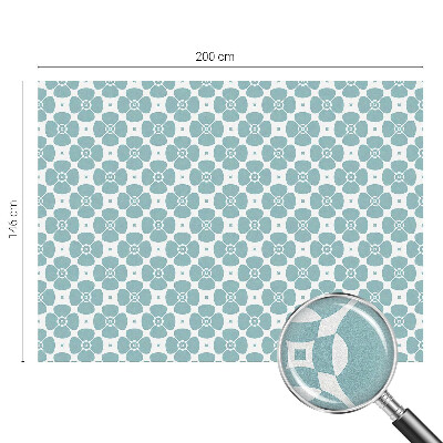 Naklejka na okno dająca prywatność Kwiatowa symetria