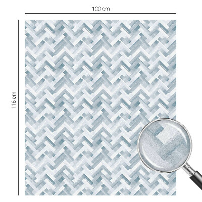 Mleczna naklejka na okno Geometryczny wzór